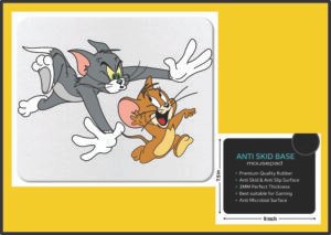 Tom & Jerry Duo Mouse Pad for Laptop & PC | Gaming Mousepad | Non Slip Base Mousepad (Multicolor) tom & jerry duo mouse pad for laptop & pc | gaming mousepad | non slip base mousepad (multicolor)